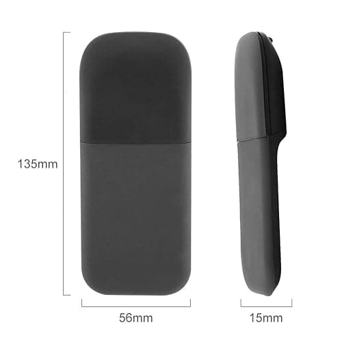 Itonash Bluetooth Wireless Arc Touch Mouse - Foldable Ergonomic Computer Silent for Home Office Travel (Black) thumbnail 2