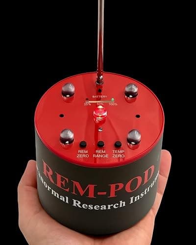 REM-POD Rev 3, Field Fringe Detection, + more upgrades: 60 hr Battery Life, 5 Sensitivity Levels, Auto Temp Deviation Detection Pro, Battery Life Meter, Folding Antenna, Tripod thumbnail 3