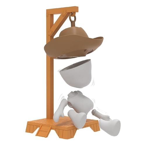 Joe Le Pendu, Jeu de société Intemporel - Devine Le Mot Avant d'être pendu, Rapidité et réflexion, 2 Joueurs et Plus, pour Les Enfants à partir de 6 Ans, GP100, Marron thumbnail 4