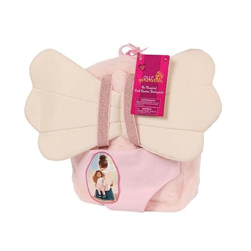 Our Generation – 18-Inch Doll Carrier with Adjustable Straps – Kids' Backpack in Pink – Interior Storage Pockets – Travel Accessories for Children 3+ Years – Be Magical Doll Carrier Backpack thumbnail 8