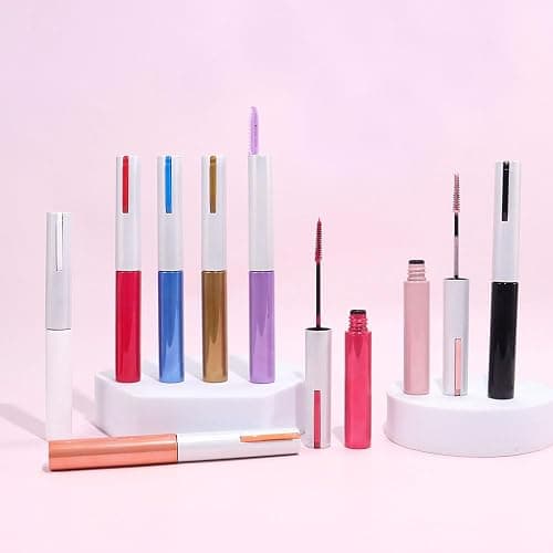 Colored Mascara for Eyelashes with Comb Set, Pink mascara Colorful Waterproof Long lasting Charming Voluminous for Women Cruelty Free Vegan Eye Makeup(C-1Pc 06#light pink, C) thumbnail 8