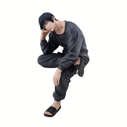Puruuige Fushiguro Toji Figure Anime Figure PVC Anime Sitting Pose Figurine Desktop Decoration - Image 1