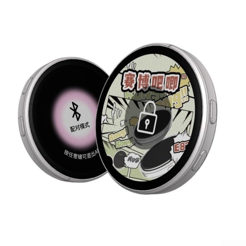 Smart Cyber Badge Display 60 Fast Transfer Touch Screen Multicolor Light Effects 30 Hours Battery Portable Badge Supports Images Videos Slim 10mm ABS PC for Events thumbnail 7