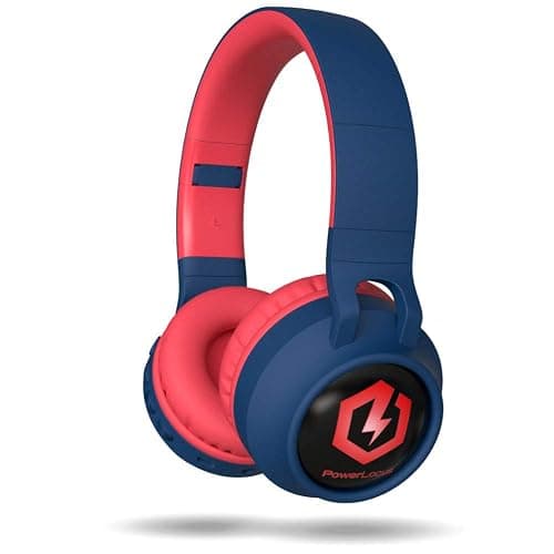 Headphones for Kids, PowerLocus Bluetooth Headphones, Kid Headphone Over-Ear with LED Lights, Foldable Headphones with Microphone,Volume Limited, Wireless and Wired Headphone for Phones,Tablets,PC,TV - Image 1