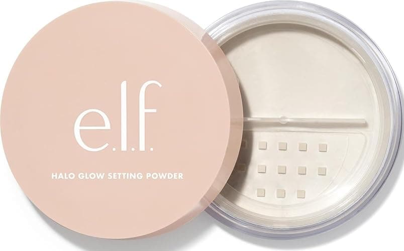 e.l.f. Halo Glow Soft Focus Setting Powder, Silky & Creates Soft Glow Without Shine, Smooths Pores & Lines, Vegan & Cruelty-Free, Light - Image 1