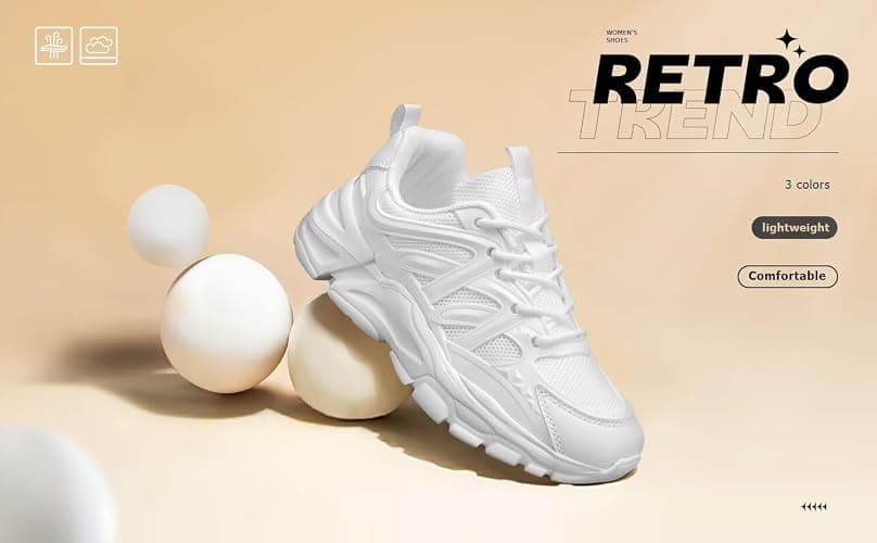 Women's Road-Running-Shoes Slip on Ladies Walking Fashion Athletic Sneakers Work Gym Comfort Lightweight Mesh Soft Sole thumbnail 2