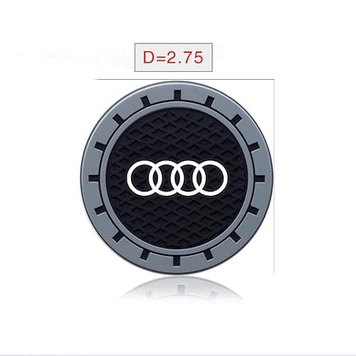 for Audi Car Cup Holder Coaster, Auto Cup Holder Insert Coaster Compatible with Audi A1 A3 RS3 A4 A5 A6 A7 RS7 A8 Q3 Q5 Q7 R8, 2PCS thumbnail 5