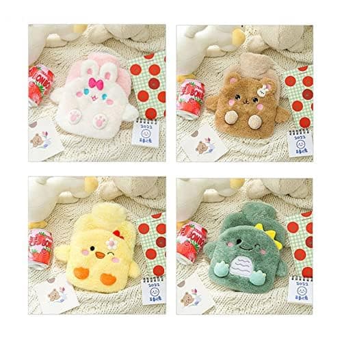 Peluche Bouillotte Dinosaure, Bouillottes Mignonne Bouillotte eau Chaude Enfant Petite Bouillotte par Temps Froid Bon Cadeau pour La Famille Amie, 500ml thumbnail 3
