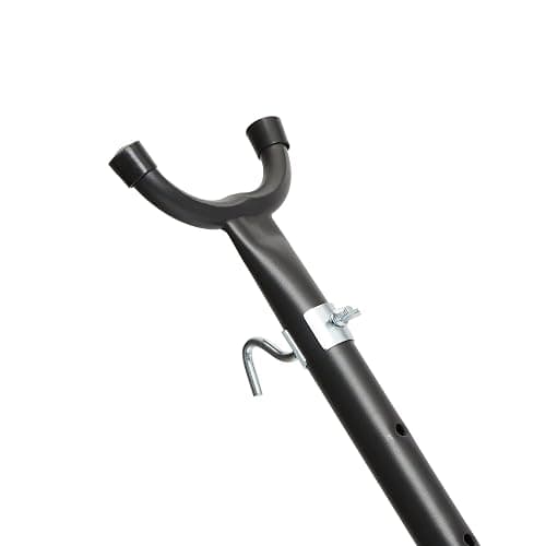 Amazon Basics 2 Person Heavy Duty Portable Sturdy Hammock Stand for Outside, Easy Assembly, Includes Carrying Case, 9 foot, Black thumbnail 2
