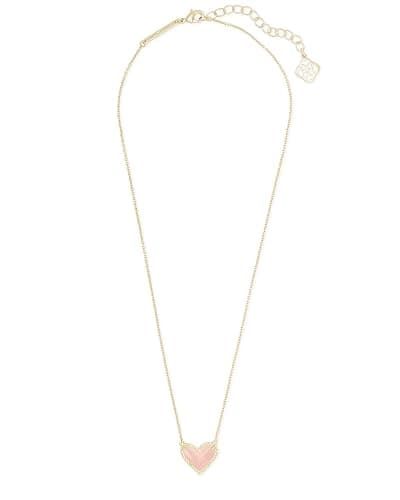 Kendra Scott Ari Heart Adjustable Length Pendant Necklace for Women, Fashion Jewelry thumbnail 2