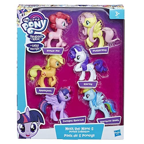 My Little Pony Friendship is Magic Toy Meet The Mane 6 Collection Set - 6 Pony Figures Including Twilight Sparkle, Kids Ages 3 and Up (Amazon Exclusive) thumbnail 2