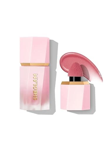 SHEGLAM Color Bloom Dayglow Liquid Blush Makeup for Cheeks Shimmer Finish - Love Cake - Image 1