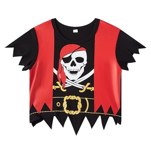 Toddler Baby Boys Pirate Costume Halloween Child Boys Buccaneer Outfit thumbnail 2