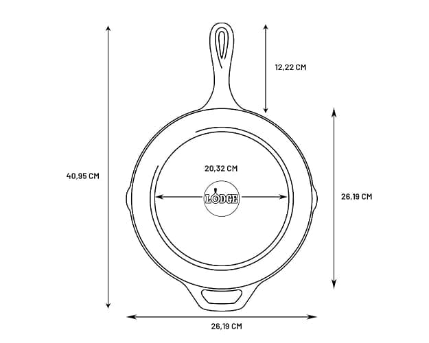 Lodge Seasoned Cast Iron Skillet - PFAS-Free, Non-Toxic Cookware - Use with an Oven, Stove, Grill, or Campfire - Naturally Non-Stick & Oven Safe - 10.25 Inches thumbnail 3