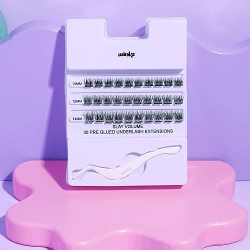 Ardell Winks Press On Eyelash Extensions, Volume - DIY Lash Clusters, 30 Individual Lashes, Natural Look Lashes with Applicator, 1 Pack thumbnail 4