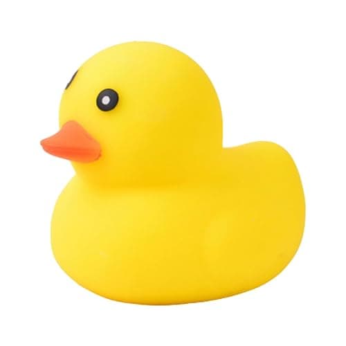 Duck Squishy Jumbo, Squeezable Gaint Squishy Sensory Stress Ball, Novelty Anxiety Relief Fidget Toy for Adults & Desk Use (A-yellow) - Image 1