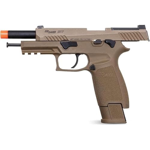 Sig Sauer Proforce 6mm BB Caliber Metal Slide Construction with Full Blow-Back Action 21rd M17 Airsoft Pistol, Coyote Tan thumbnail 5