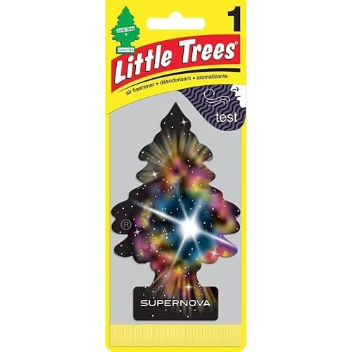 Little Trees Car Air Freshener | Hanging Paper Tree for Home or Car | Supernova | 6 Pack - Image 1