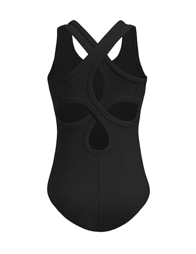 Zaclotre Ballet Leotards for Girls Hollow Back Sleeveless Dance Outfits Gymnastics Leotard Tank Bodysuit - Image 1