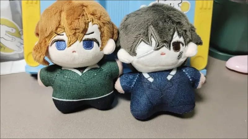 QAHEART BSD Nakahara Chuuya Soft Figure Anime Pillow Schoolbag Wallet Pendant Charm Mini Hug Pillow Decoration thumbnail 5