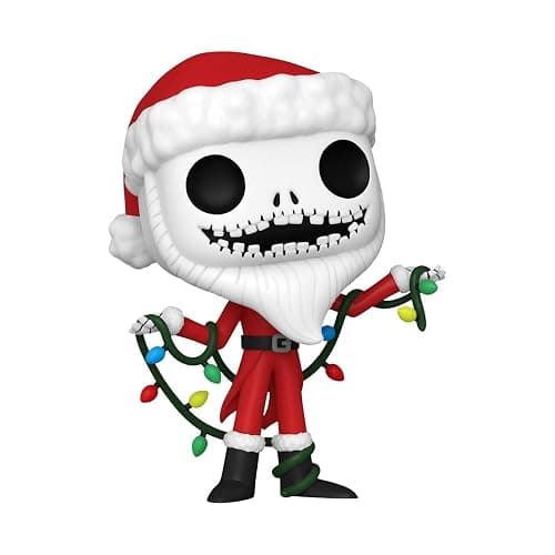 Funko Pop! Disney: The Night Before Christmas 30th - Santa Jack Skellington - The Nightmare Before Christmas - Figura in Vinile da Collezione - Idea Regalo - Merchandising Ufficiale - Movies Fans thumbnail 2