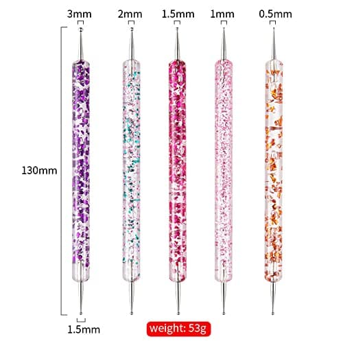 ZEOHBETY Nail Art Brushes Set, 20pcs Nail Design Painting Brushes, Professional Nail Art Design Brushes, Nail Fine Liner Brushes, Black thumbnail 4