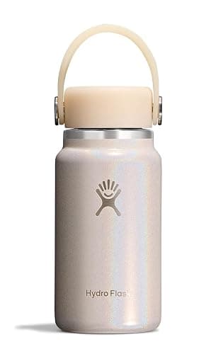 Hydro Flask Micro Bottle - Leak Proof Purse or Pocket Flask - Insulated Mini Water Bottle 6.7 Oz Glimmer Cream - Image 1