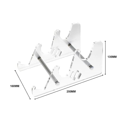 Sumgsn Keyboard Display Stand Storage Stand Display Mechanical Keyboard Holder Transparent Acrylic Stand for Three Keyboard thumbnail 6