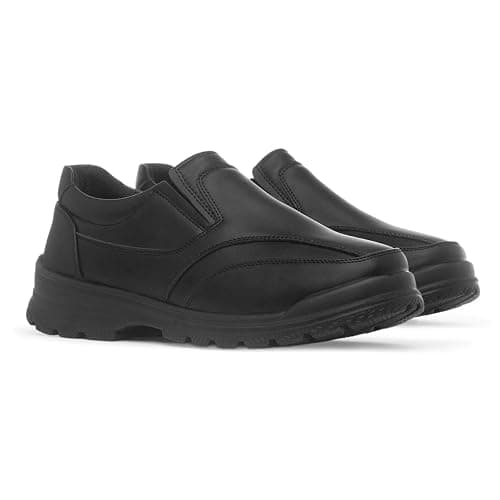Trux Boys Black Slip On School Shoes thumbnail 7