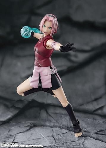 TAMASHII NATIONS - Naruto Shippuden - Sakura Haruno - Inheritor of Tsunade's Indominable Will, Bandai Spirits S.H.Figuarts Action Figure thumbnail 8
