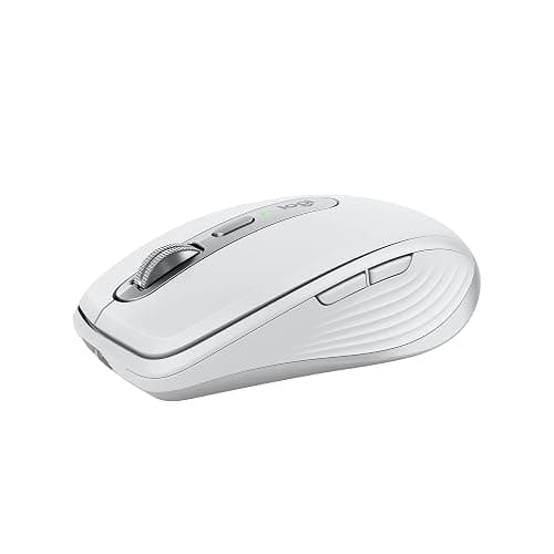 Logitech MX Anywhere 3S Compact Wireless Mouse, Fast Scrolling, 8K DPI Any-Surface Tracking, Quiet Clicks, Programmable Buttons, USB C, Bluetooth, Windows PC, Linux, Chrome, Mac - Pale Grey - Image 1