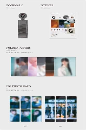 Kakao ONEUS - Blood Moon [Grey ver.] (6th Mini Album) 1 Album+CultureKorean Gift(Decorative Stickers,Photocards) thumbnail 3