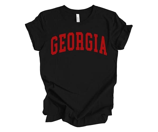 Womens Georgia Football Varsity Georgia Unisex Fit Short Sleeve T-Shirt - Image 1