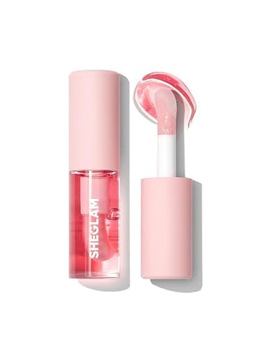 SHEGLAM Jelly Wow Hydrating Non-Sticky Lip Oil Moisturizing Plumping Lip Gloss - Berry Involved - Image 1