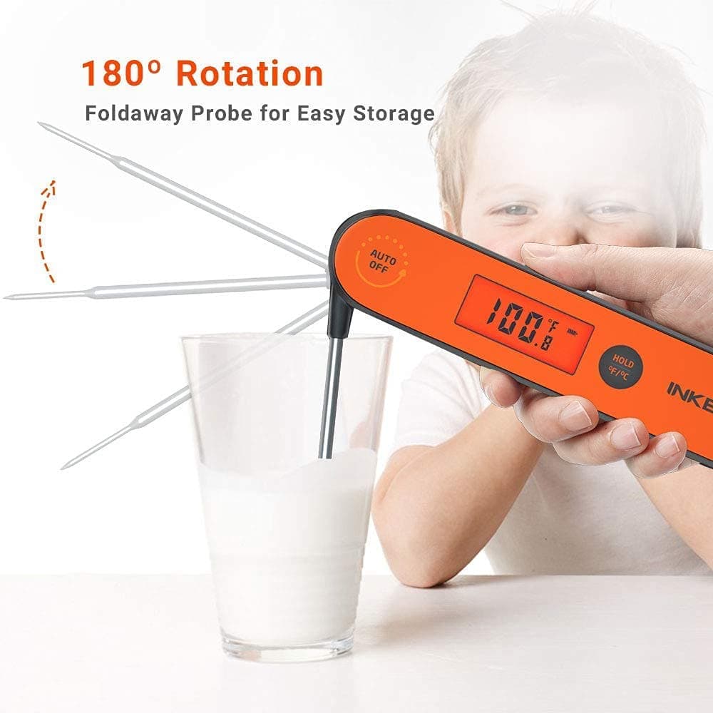 Inkbird Digital Meat Thermometer IHT-1P, Waterproof Instant Read Food Probe Thermometer with Backlight and Magnet for Cooking Kitchen BBQ Grill Smoker Deep Fry Candy Liquid thumbnail 7