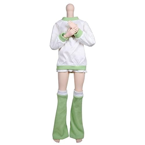 EVA BJD Fashion Doll Set for 1/3 BJD Dolls Ball Jointed SD Dolls 22in - 24in 60cm (White and Green) thumbnail 3