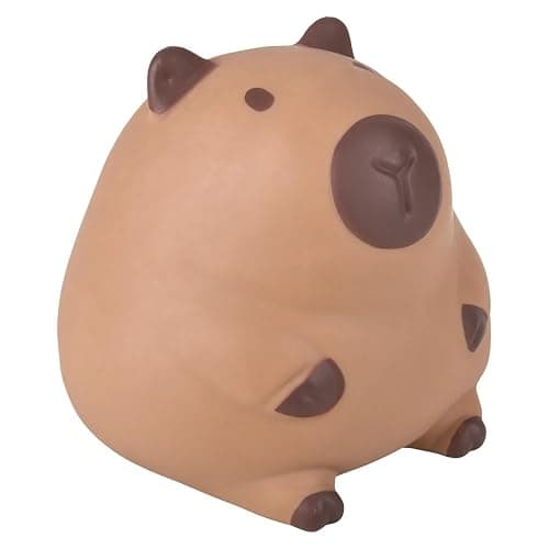 Jumbo 5.75" Capybara Doh Filled Squishy Squeeze Stress Ball Soft Doh Filling - Sensory, Fidget Toy thumbnail 8
