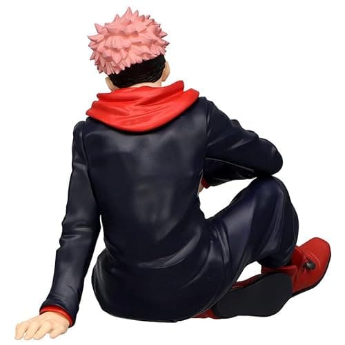 Puruuige 2PCS Anime Figures Itadori Yuji Noodle Stopper Figurine Sitting Pose Character Statue PVC Collection Model Desktop Decoration, Type 1 thumbnail 5