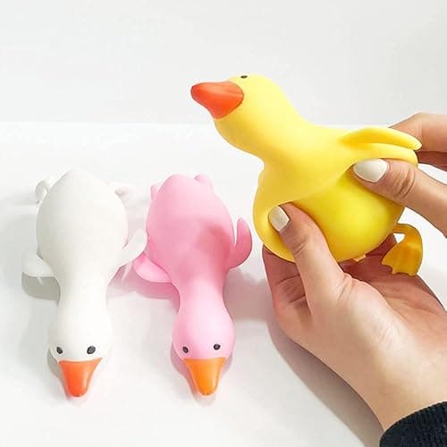 MSRRTUSY 3Pcs Stretchy Duck Squeeze Toys,Squishy Stress Relief Toys for Adults and Kids,Squishy Fidget Toys,Party Favors for Kids,Birthday Gifts,Christmas,Easter Egg,Classroom Prizes thumbnail 4