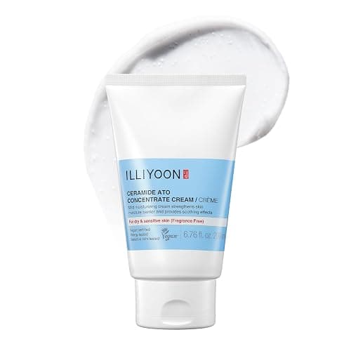 Illiyoon Ceramide Ato Concentrate Cream | Moisturizer for Dry & Sensitive Skin, 100hr Lasting Hydration, For Face & Body, Gentle for Infants, Moisture Barrier Repair, Vegan Certified, 6.76 fl.oz. - Image 1