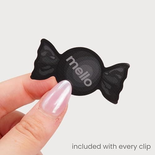 Mello Hair Claw Clip – Flexible Hair Clip for All Hair Types, Durable Strong Hold, Non-Slip Matte Finish, Claw Clips for Girls & Women, Perfect for Everyday Hair Styling, Made in Korea (Black) thumbnail 7