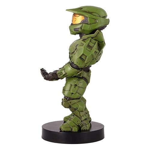 Exquisite Gaming: Halo: Master Chief - Mobile Phone & Gaming Controller Holder, Device Stand, Cable Guys, Xbox Licensed Figure, Green thumbnail 4