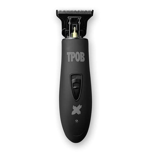 TPOB Slime 2 Black Clipper Trimmer Shaver Set Barber Hair Clippers for Men 6800 RPM with Rubber Case thumbnail 5