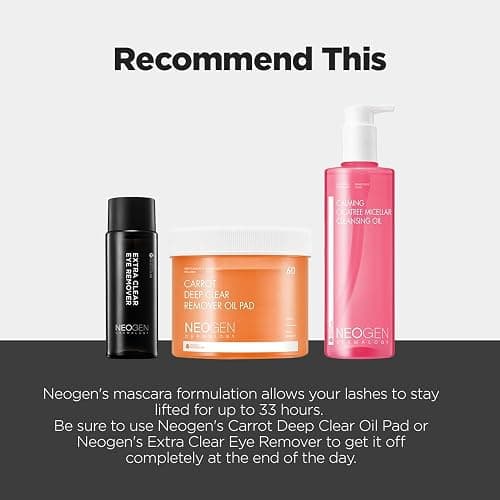 [K-Beauty] Neogen Dermalogy Extra Volume Curl Metal Mascara 0.20 oz | Lash Telescopic Lift Mascara Black Volume and Length Refillable (Volume, Brown) thumbnail 6