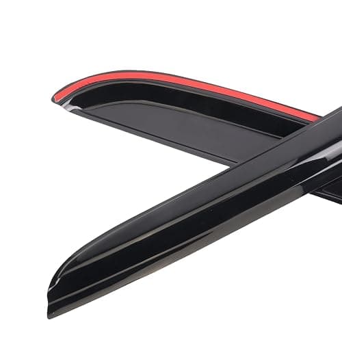 SONTIAN 4pcs Window Visors Tape-On for 2002-2008 Dodge Ram 1500, 2003-2009 Ram 2500 & 3500 with Crew/Extended Cab Sun Rain Guard Side Window Wind Deflectors thumbnail 5