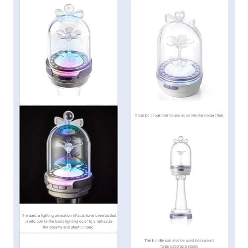 KPOP HEAVEN ILLIT Official Lightstick + 3 Extra photocards Set thumbnail 5