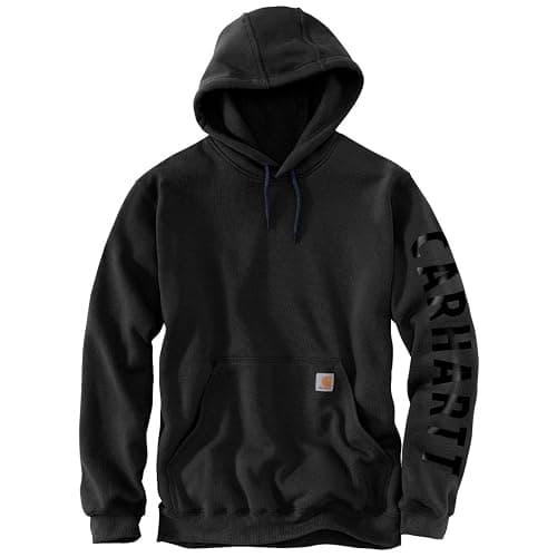 Carhartt Men's Rain Defender Loose Fit Midweight Logo Graphic Sweatshirt thumbnail 5