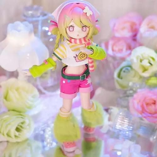 GNATAPIAY BJD Doll Blind Box,Kawaii BJD Doll for Girls Surprise Gift,Cute 1/12 BJD Doll Collectable Dress Up for Girls Birthday Party Gift thumbnail 7
