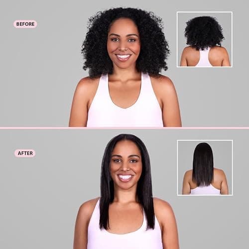 L'ANGE HAIR Straight Forward Titanium Flat Iron – 1” Floating Plates | Dual Voltage | 360° Swivel Cord | Auto Shut-Off | Safety Cool Tips | Ideal for Straightening, Curling, and Waving (Blush) thumbnail 7