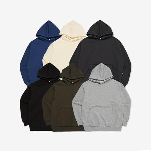 PAODIKUAI Men Hoodie Sweatshirt Loose Fit Fashion Pullover Hoodie Casual Long Sleeve Hooded Sweatshirt with Pocket thumbnail 4